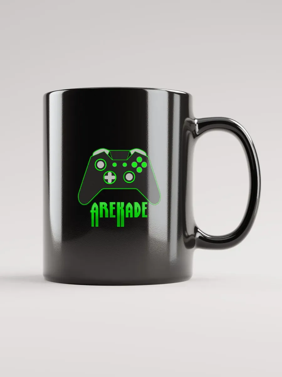 AreKade Logo Black Glossy Mug product image (1)