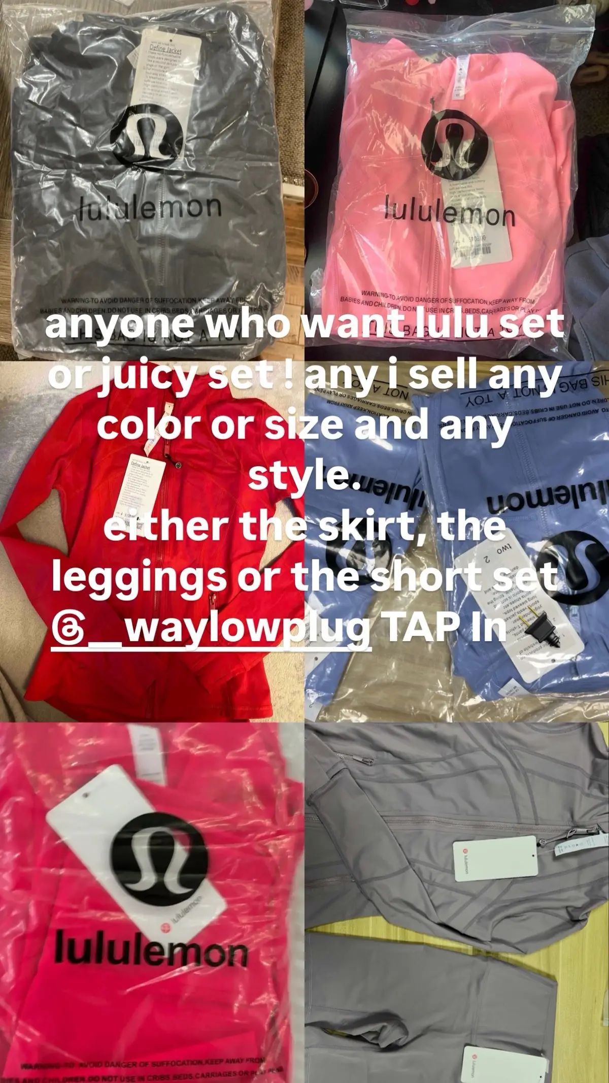 run sale !#bran #clothes #smallbusiness #lululemon #rhyrhy #ramo 