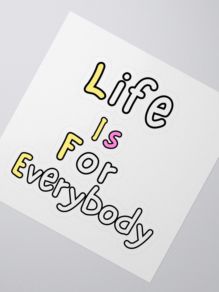 Vibrant Life Kiss Cut Stickers product image (2)