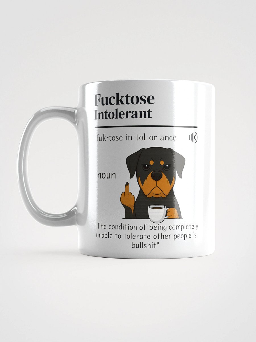 Intolerant Rottweiler - White Glossy Mug product image (6)