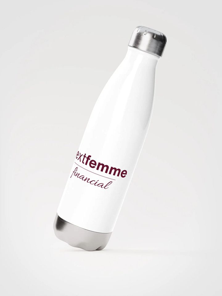 Stainless Steel Elegance Water Bottle with Maroon Logotype product image (2)