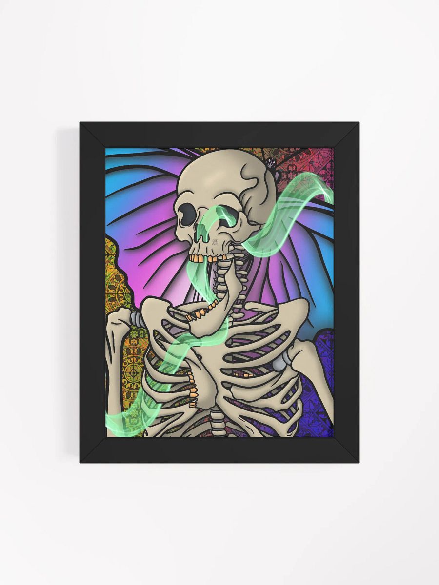 Skeletal flight framed poster product image (4)