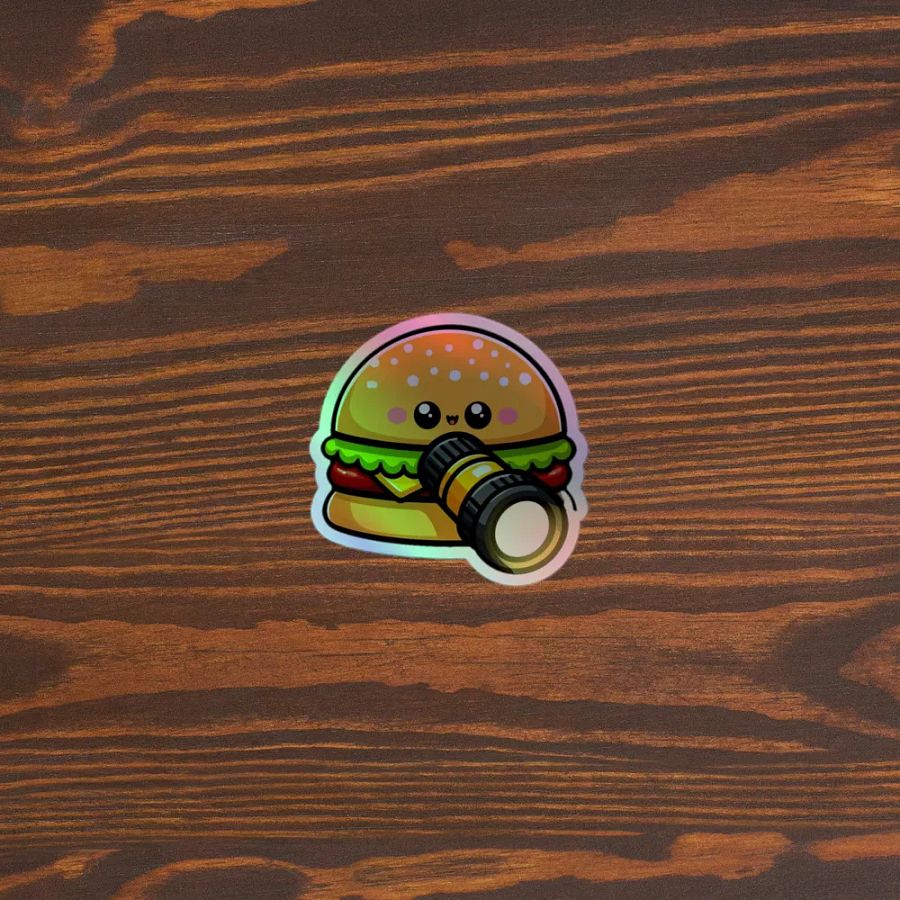 Whimsical Burger & Flashlight Sticker Set product image (5)