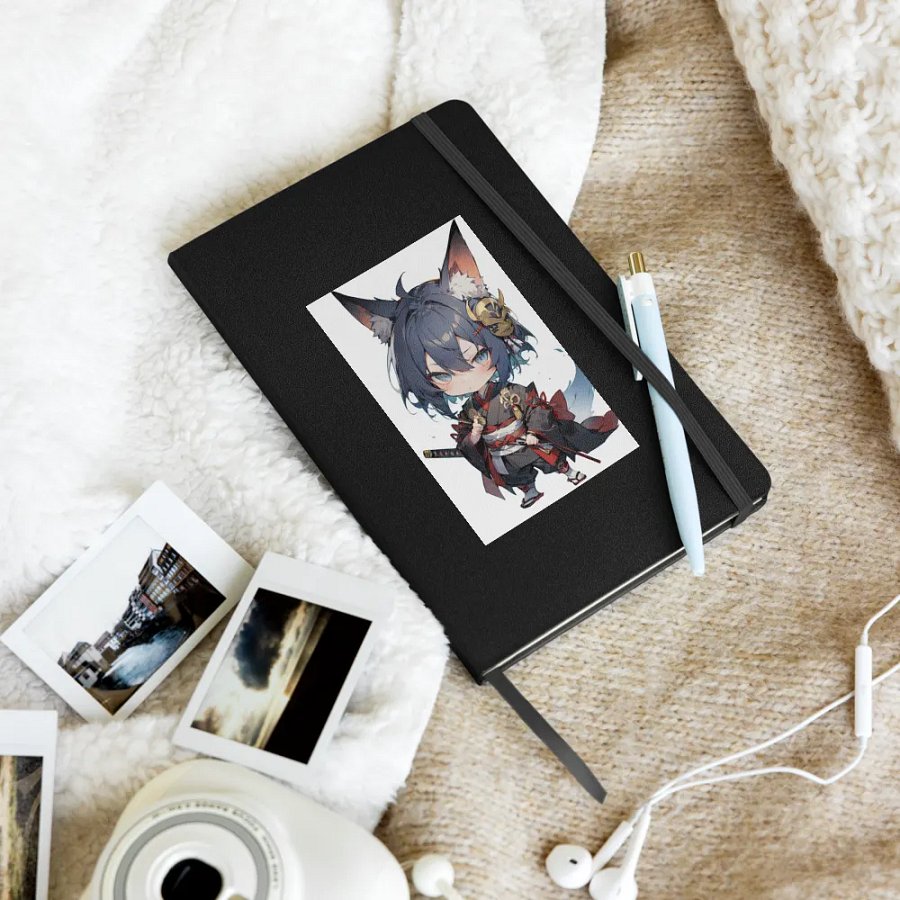 Chibi Fox Warrior Hardcover Notebook product image (10)