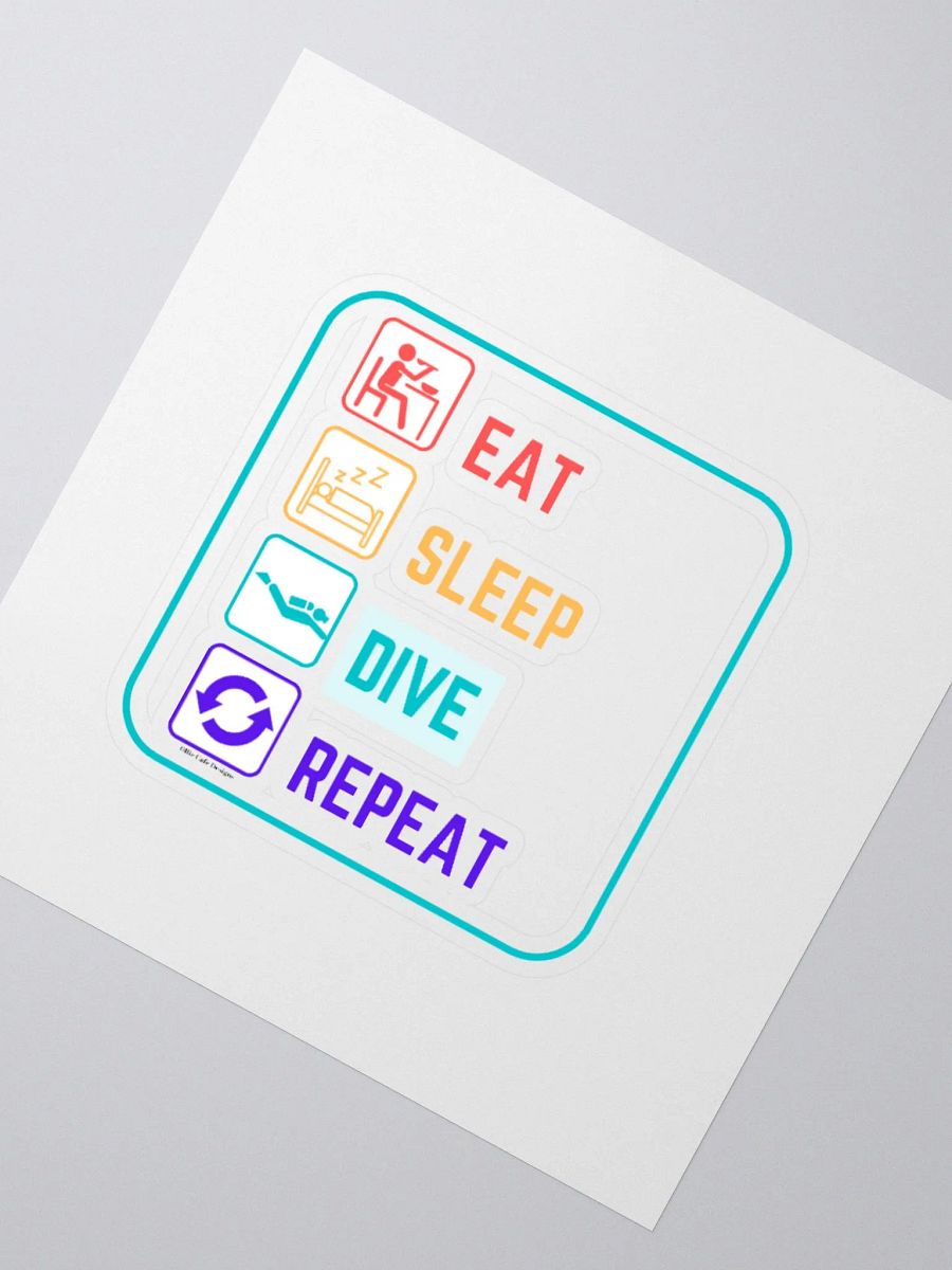 Eat Sleep Dive Repeat - Stickers product image (2)