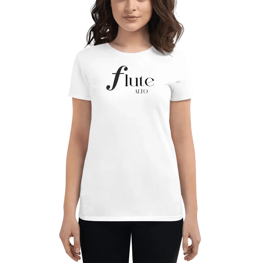Forte Flute Black Letters- Alto – Women’s Fit product image (18)