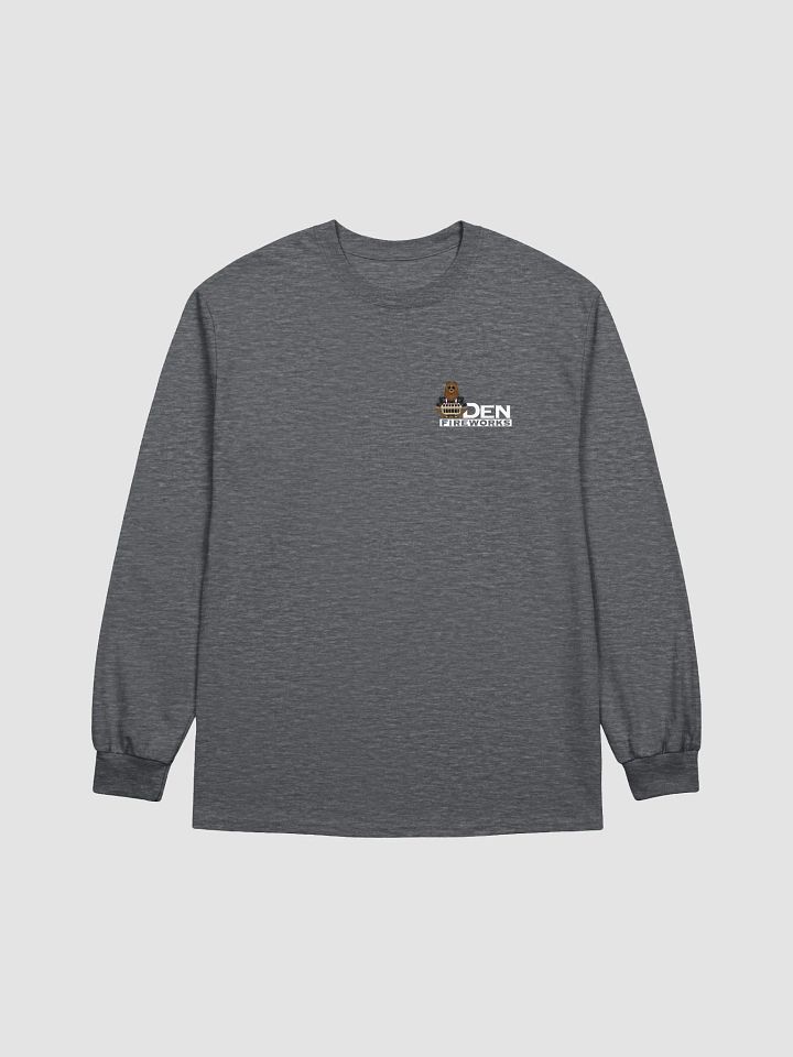 100% Cotton Long sleeve shirt white text - Perfect for hand lighting! product image (1)