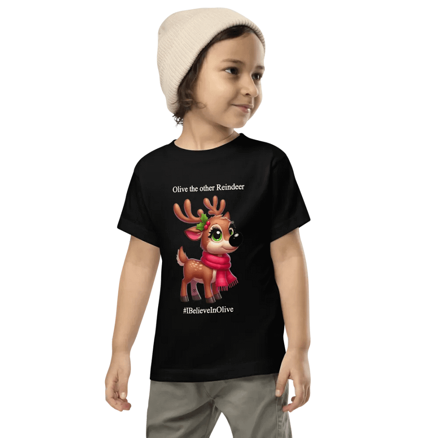 Toddler Official Christmas 'Olive the other Reindeer' Bella+Canvas Toddler T-Shirt product image (7)