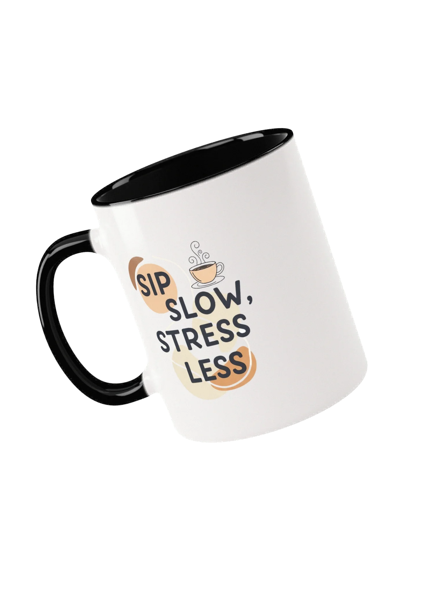 Sip Slow Stress Less Mug – Relaxing Coffee & Tea Cup to Reduce Daily Stress | Perfect Gift for Mindfulness & Self-Care Enthusiasts product image (3)