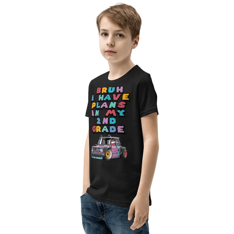 Bruh, I Have Plans in My 2nd Grade – Funny Shirt for Kids product image (3)