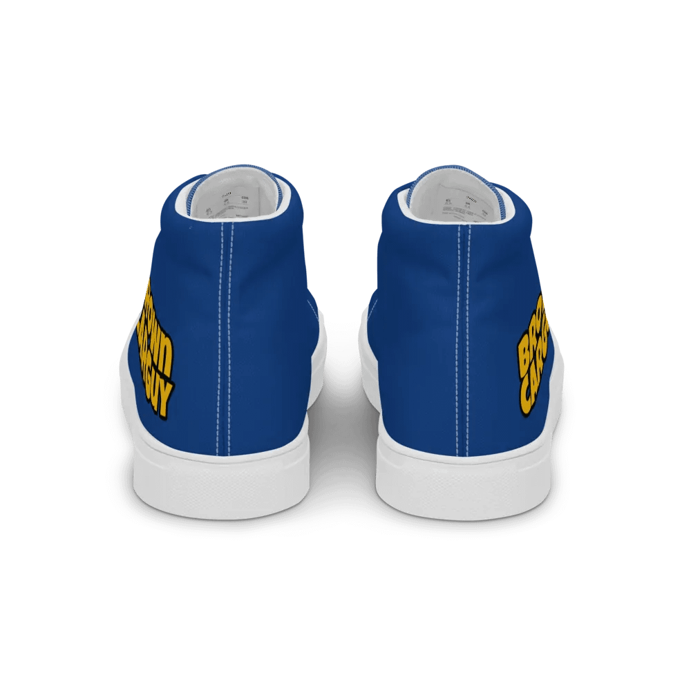 BrownCarGuy Men's High Top Canvas Shoes product image (5)