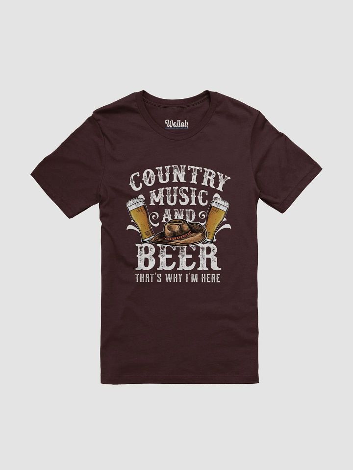 Country Music and Beer T-Shirt – Perfect for Fans of the Country Life & Drinks product image (1)