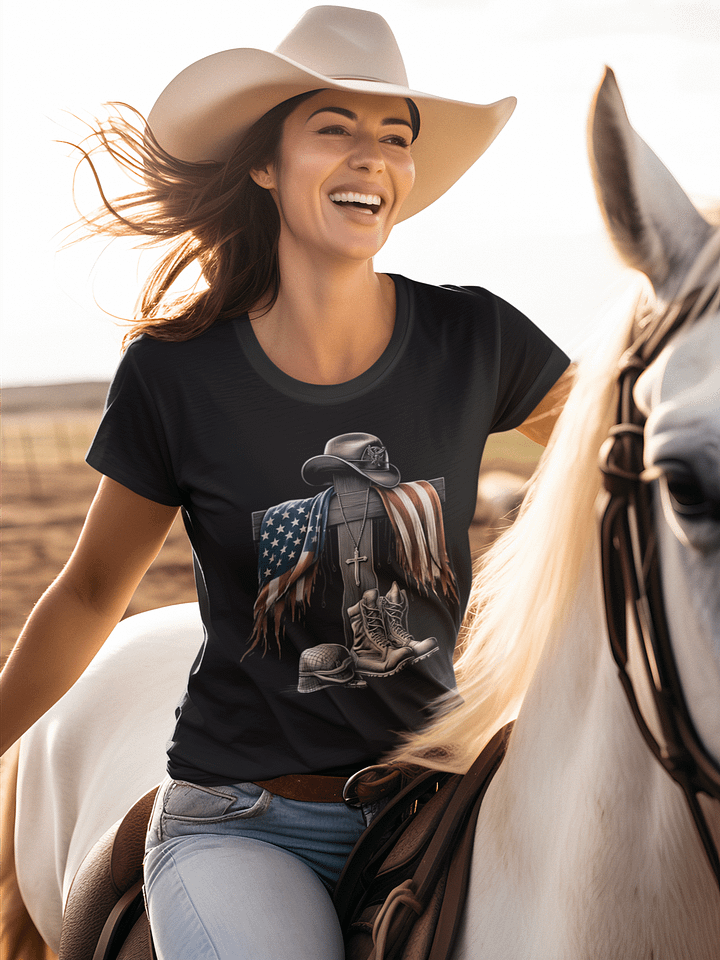 Patriot Distressed Flag T-Shirt product image (1)