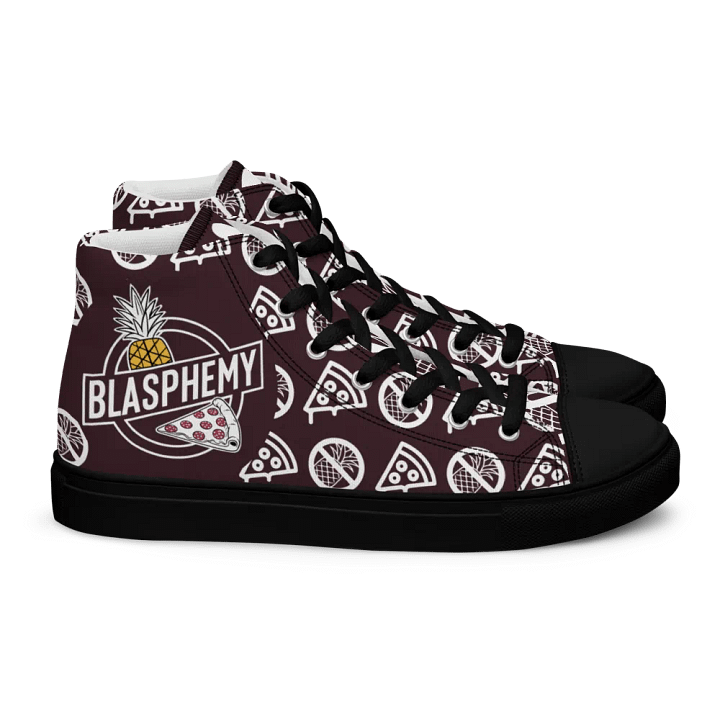 Blasphemy High Top Oxblood Black/Black Female product image (2)
