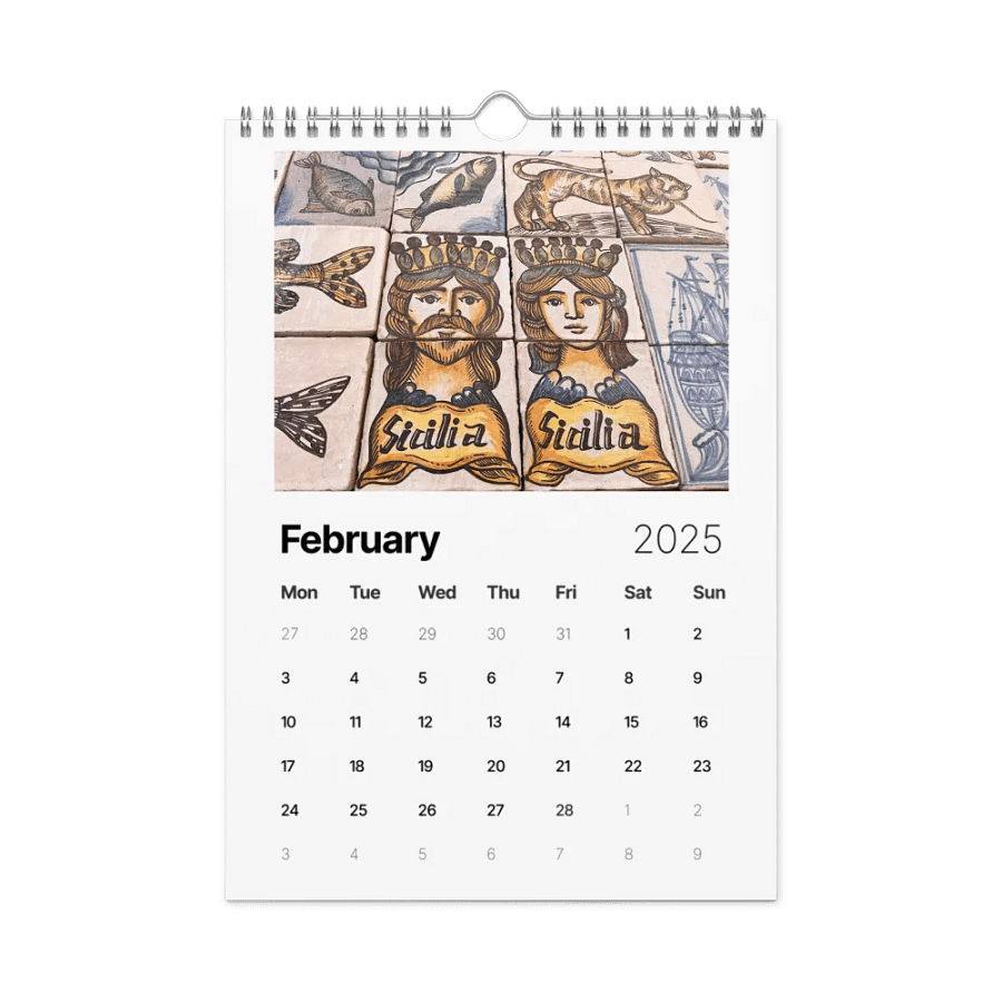 Mia Sicilia wall calendar 2025 product image (5)