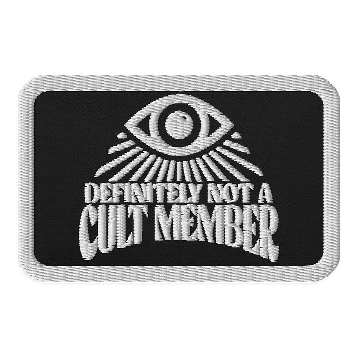 Defiintely Not A Cult Member Patch product image (1)