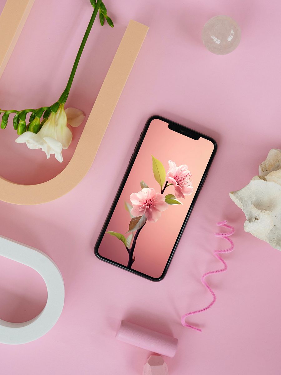 Cherry Blossom | Modern & Minimal | Phone Wallpaper product image (7)