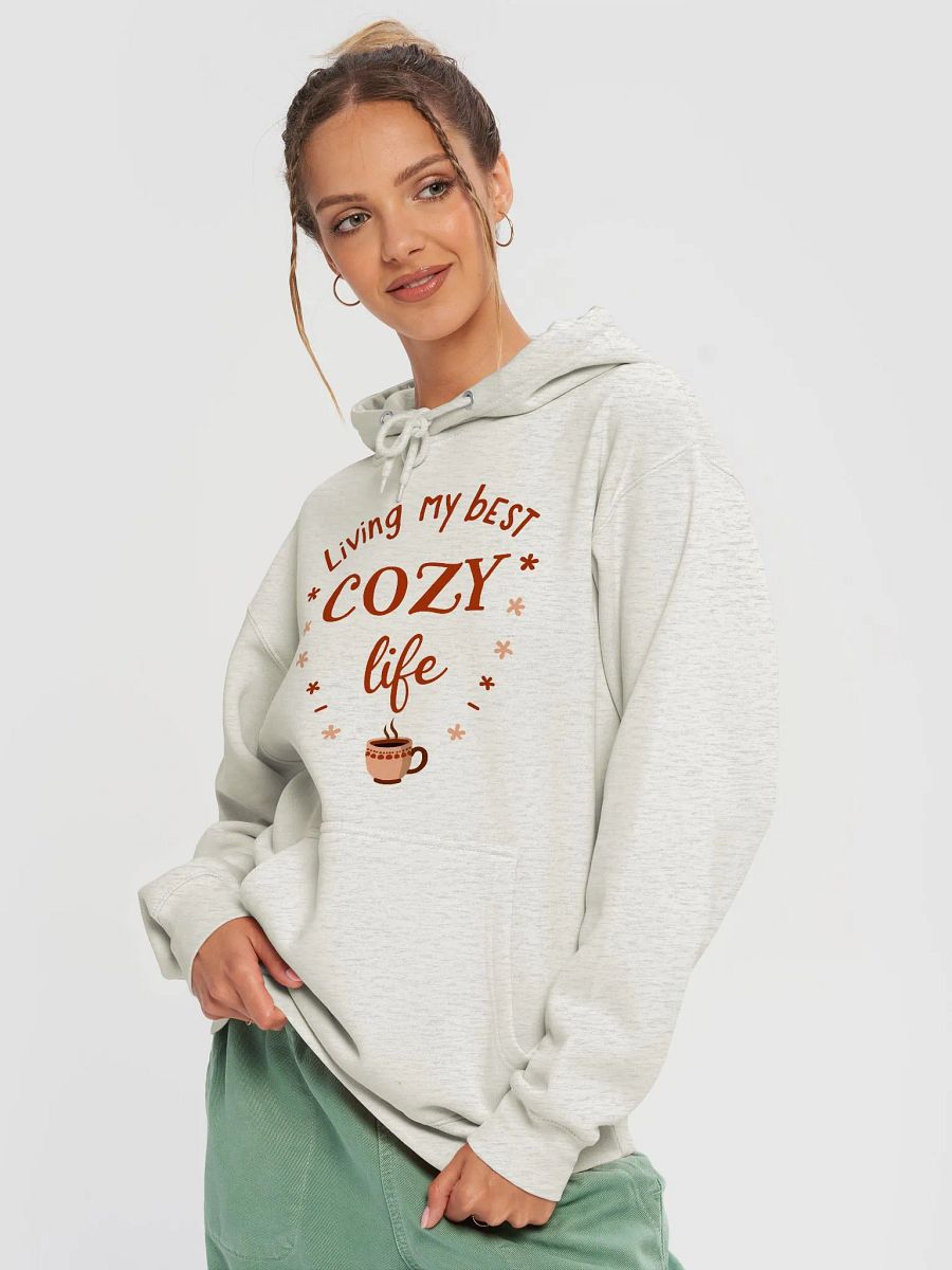 Living My Best Cozy Life Hoodie product image (4)