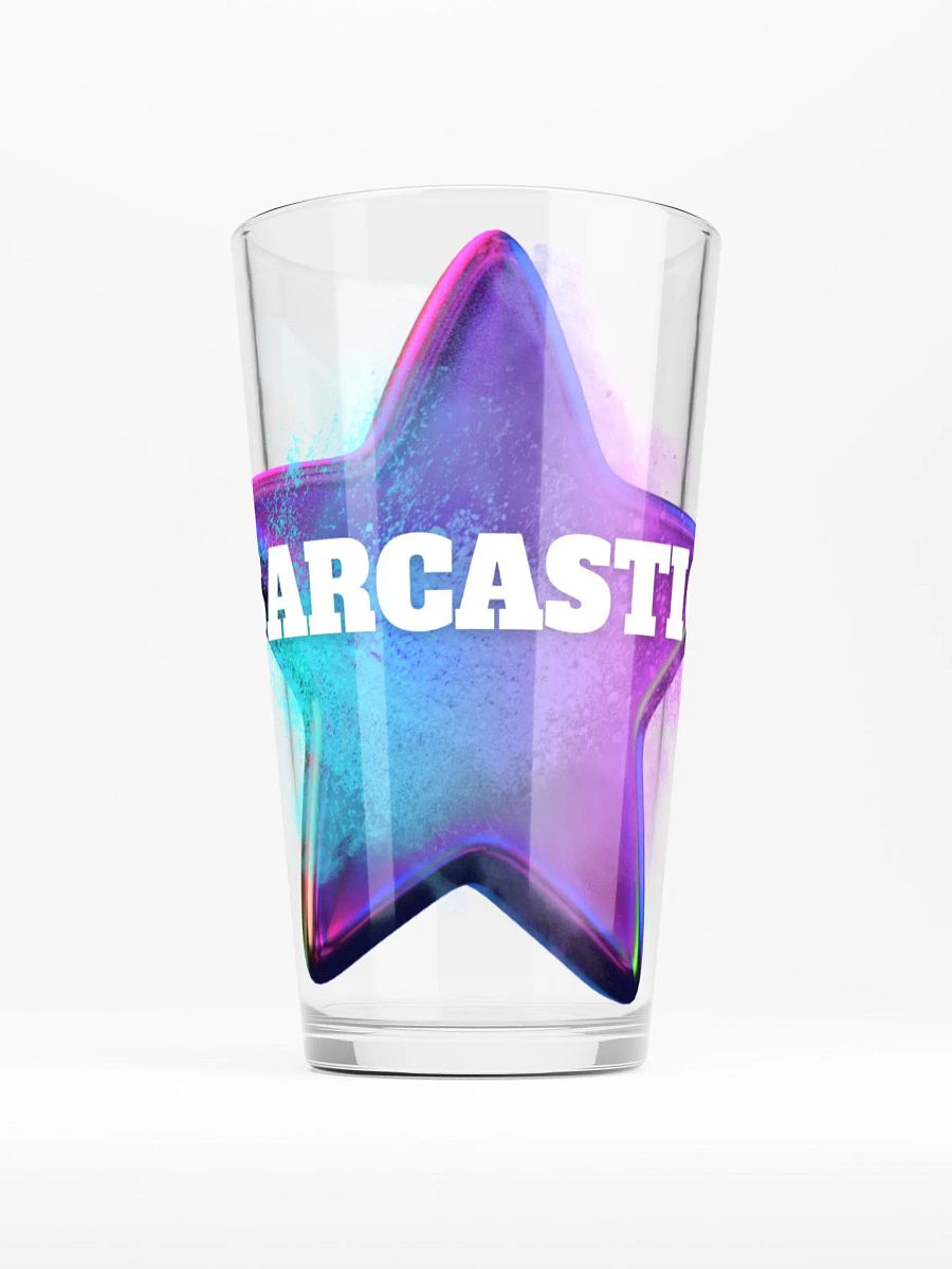 Sarcastic Pint Glass product image (1)