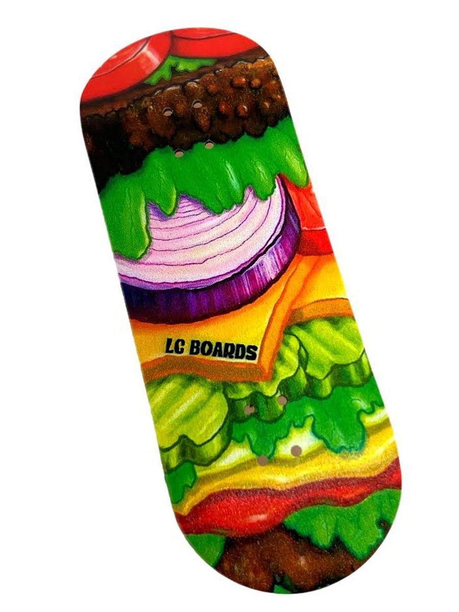 LC BOARDS FINGERBOARD 98X34 PATTY GRAPHIC WITH FOAM GRIP TAPE product image (1)