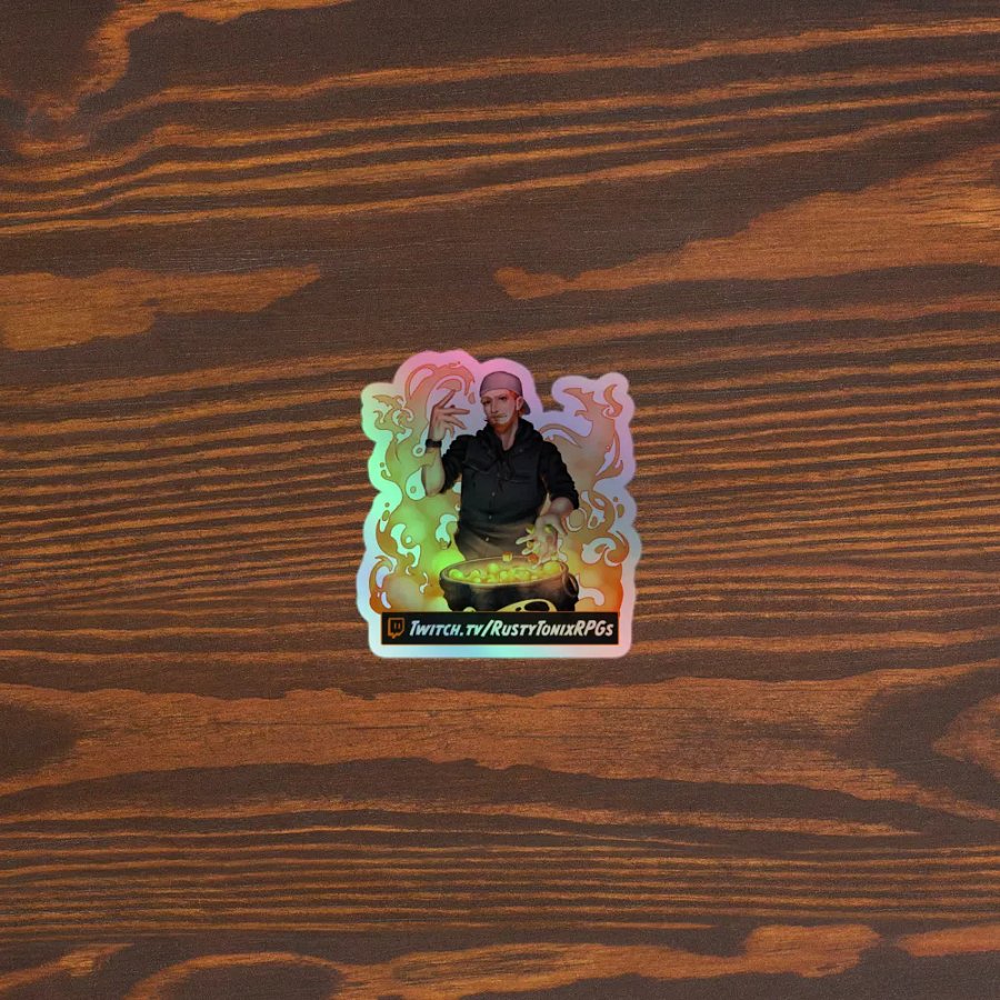 Holographic Rusty Sticker (Logo) product image (4)