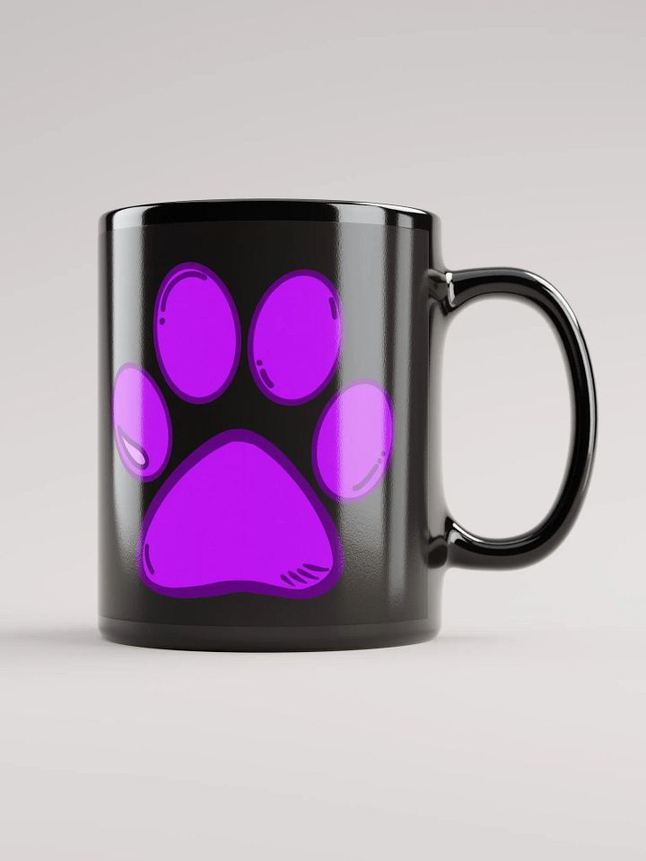 (Black) Light Purple Paw Mug product image (2)