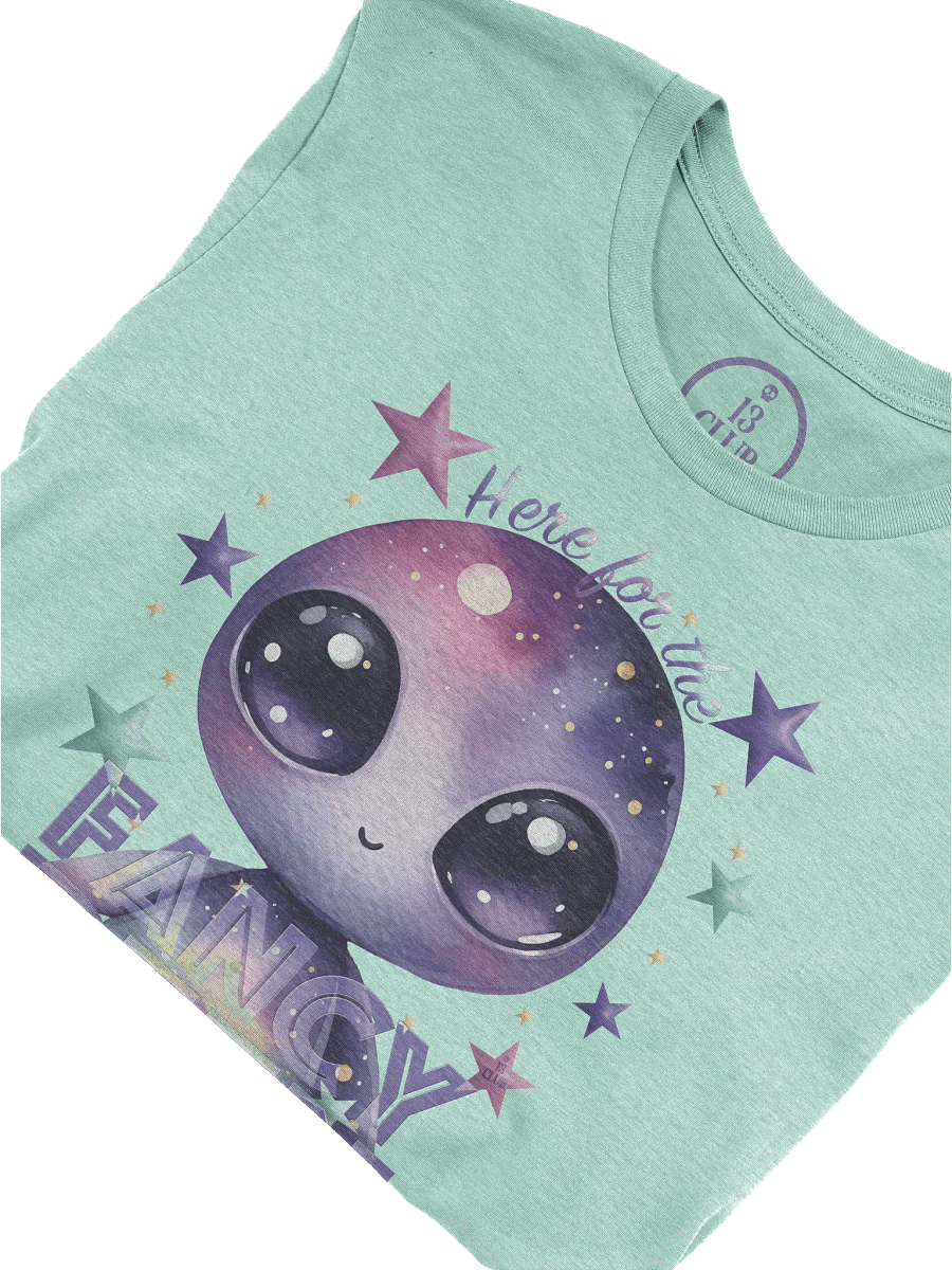 Fancy Alien T-Shirt (Lilac Dude) product image (4)