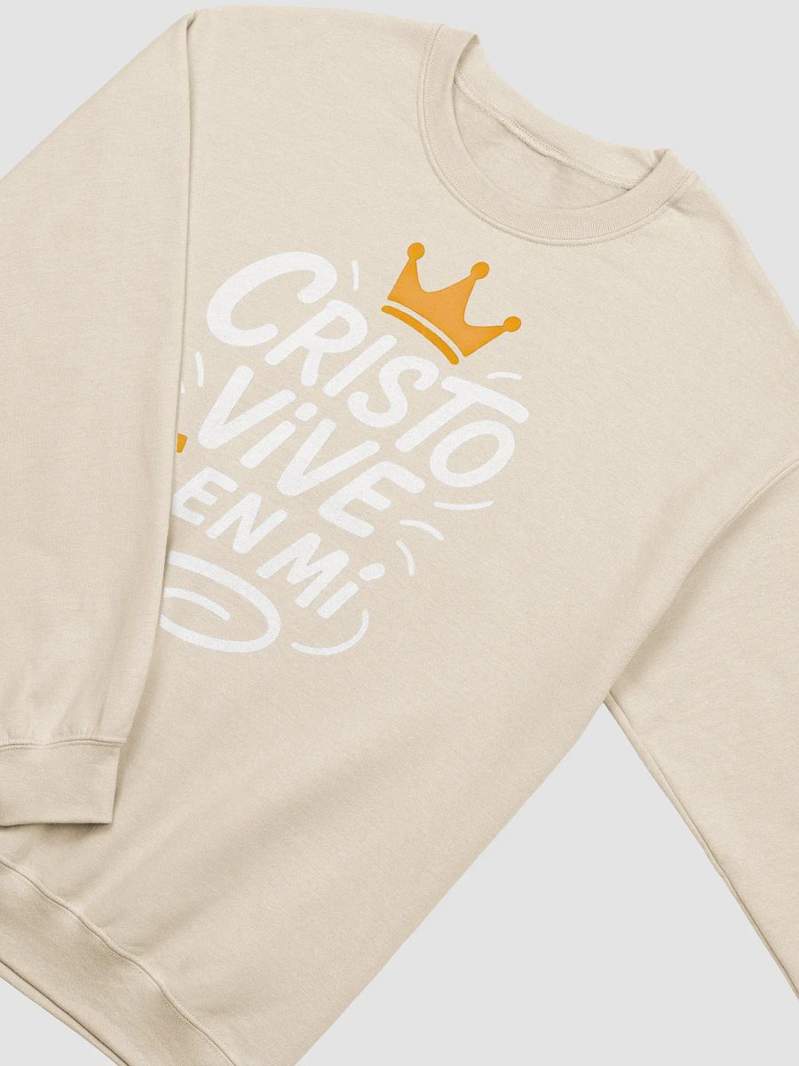 Sudadera Unisex Cuello Redondo | Cristo Vive en mí product image (6)
