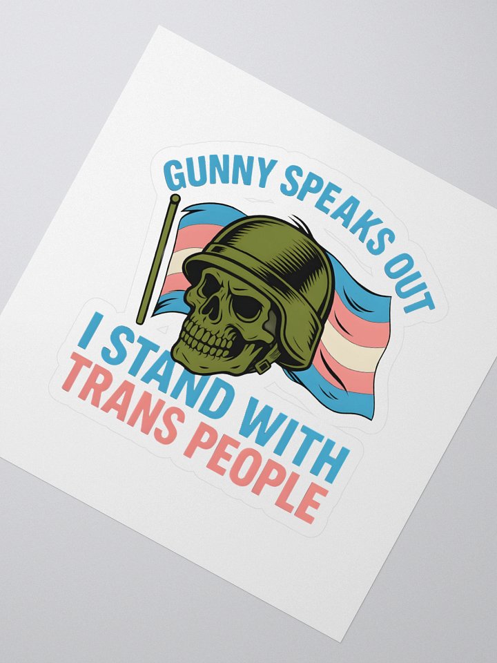 Trans Pride Skull Sticker product image (2)