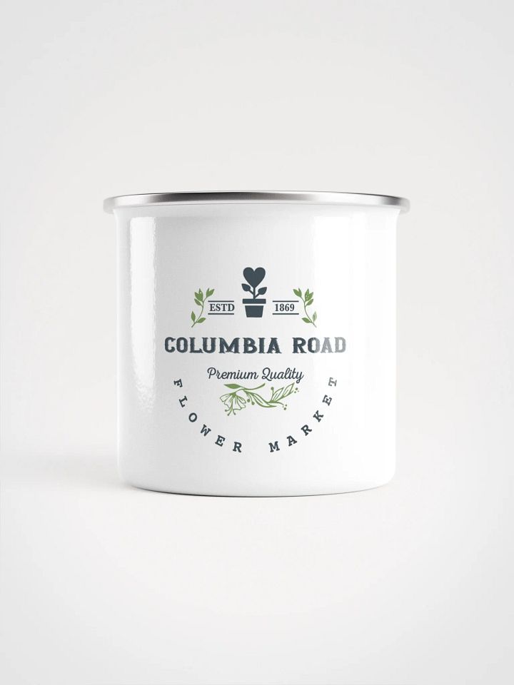 Columbia Road Market Enamel Mug product image (1)