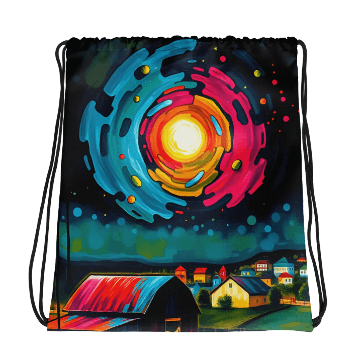 Celestial Dreams All-Over Drawstring Bag product image (1)