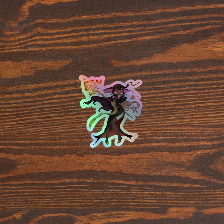 Pumpkin Mage: Goddess of the Gourds - Holographic Sticker product image (3)