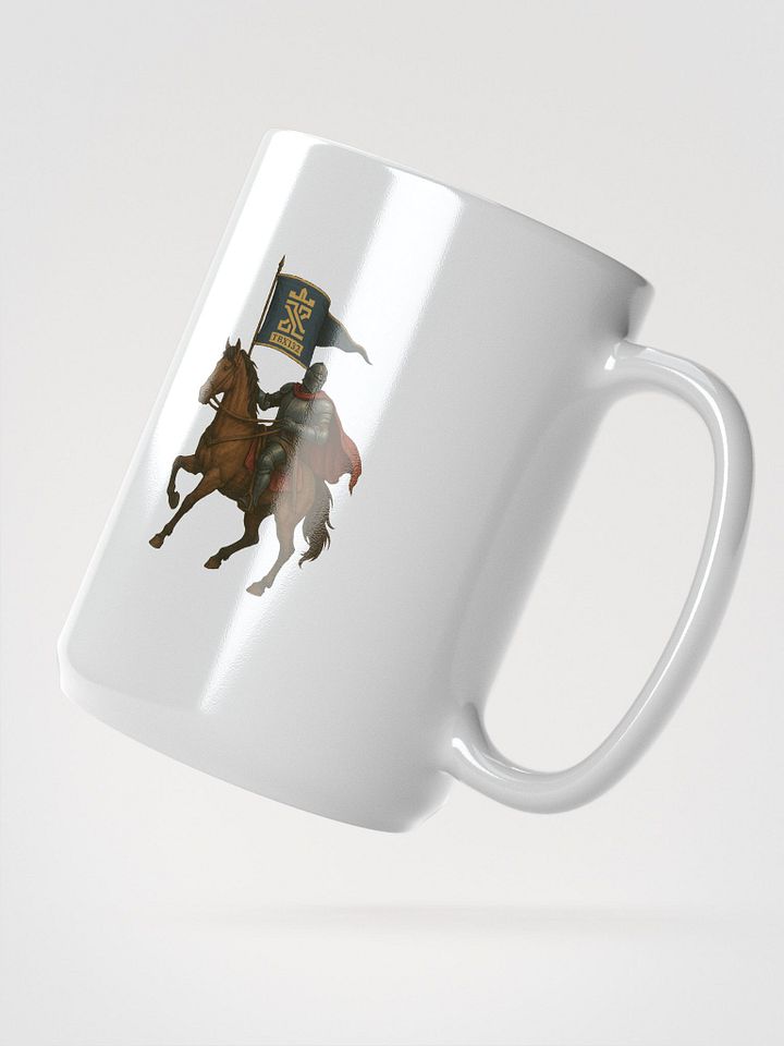 Knight's Valor White Glossy Mug product image (2)