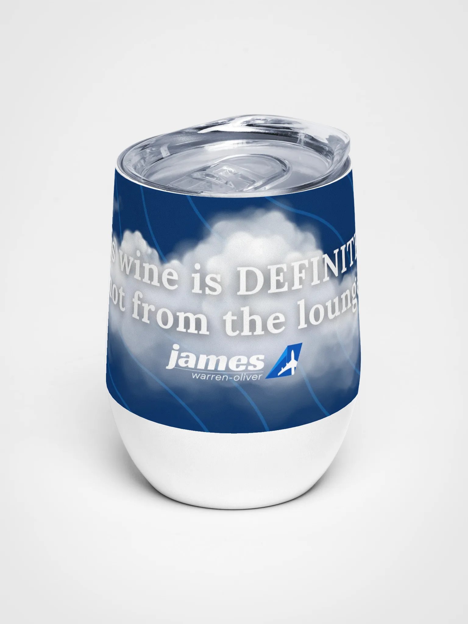 🍷 This Wine Is DEFINITELY Not From The Lounge - Traveller’s Wine Tumbler product image (1)