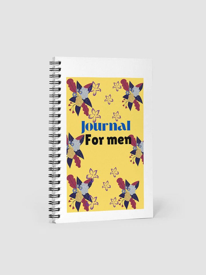 Floral Men's Journal Spiral Notebook product image (1)
