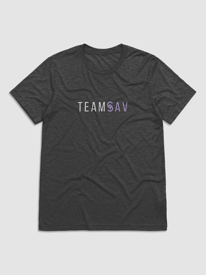 TeamSav Shirt (Unisex)- White + Purple Logo product image (3)