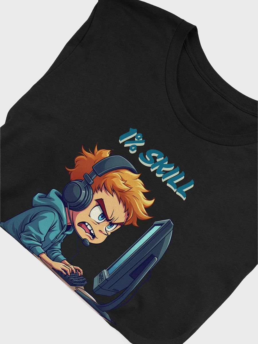 1% Skill 99% Trash Talk Cartoon T-Shirt product image (45)