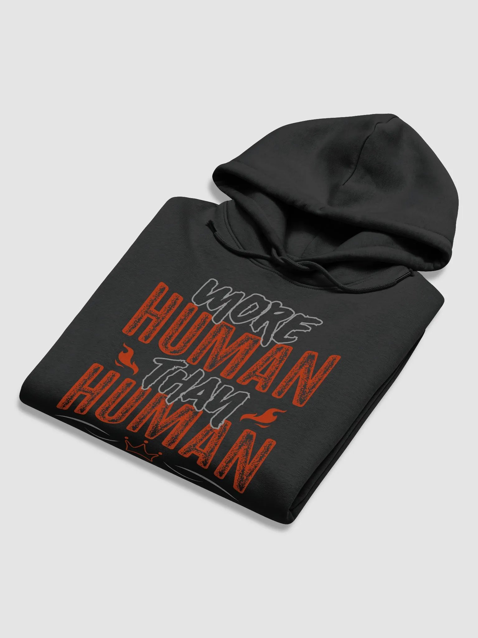 More Human Than Human Hoodie - Black product image (5)