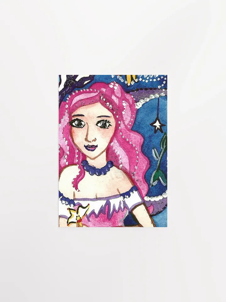Stardust Mermaid Art Print product image (3)
