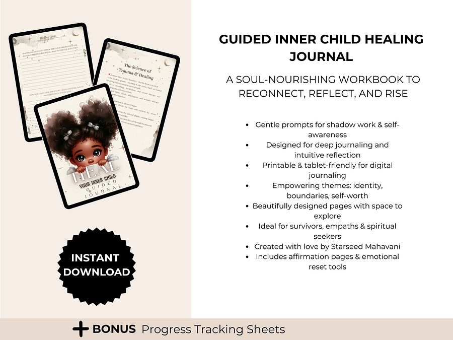 Inner Child Alchemy: A Guided Healing Journal to Rewire the Brain, Reclaim the Breath & Restore Safety product image (3)