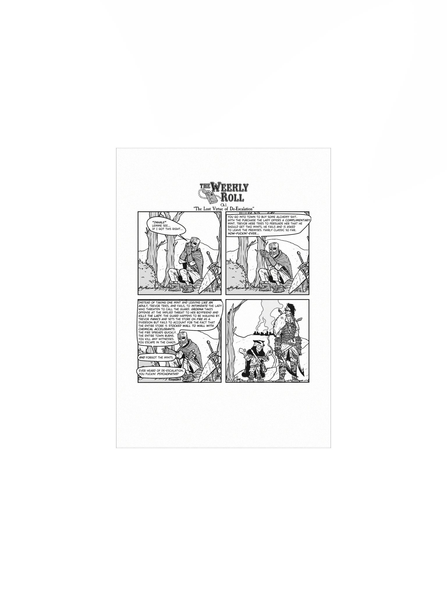 The Weekly Roll Ch. 1. Print Rectangular product image (4)