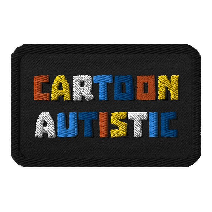 Cartoon Autistic Patch (Aro Ace Palette) product image (1)