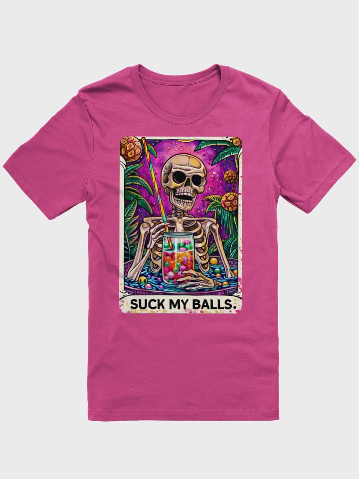 Suck My Balls Funny Tarot Card Tee product image (3)