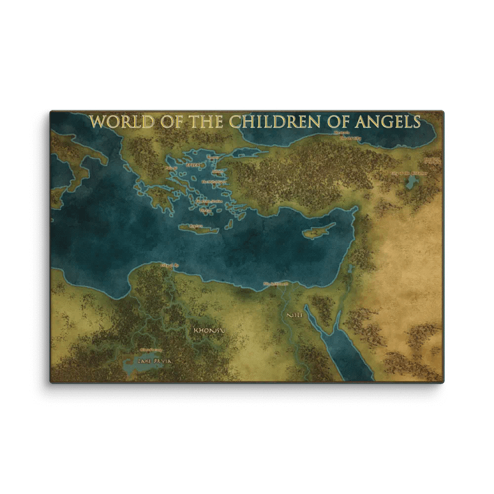 Children of Angels Book 1 Map product image (1)