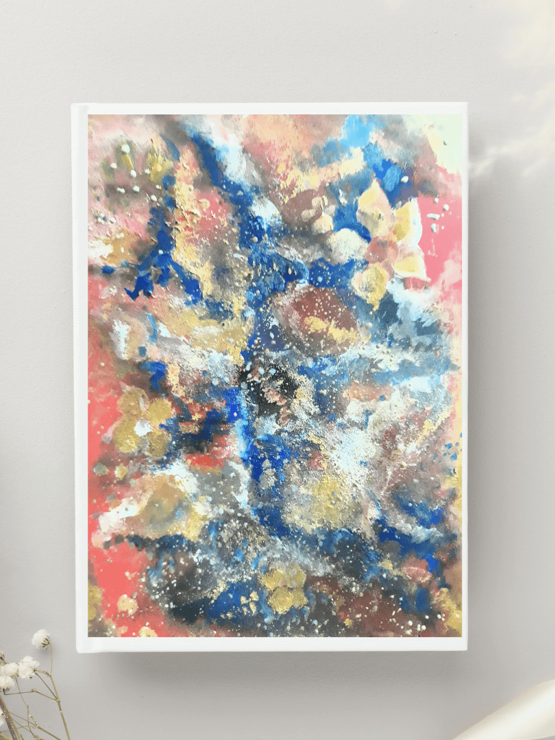 White cherry blossoms painting product image (5)