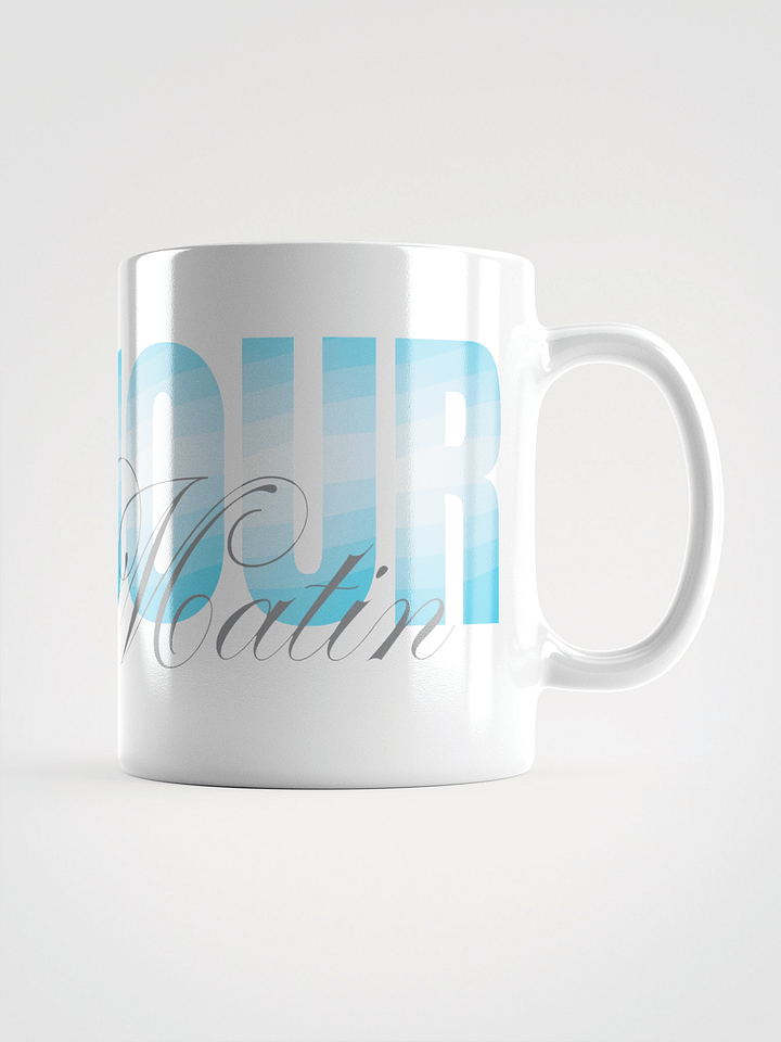 Mug Blanc Bonjour Joli Matin - Cadeau Mug Message Positif product image (1)