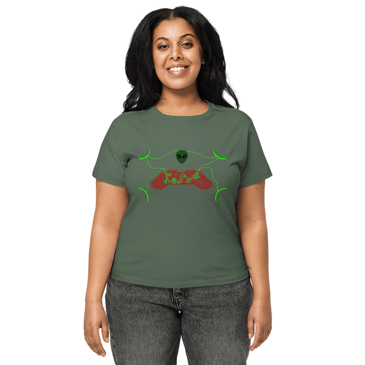 Galactic Gamer High-Waisted Tee product image (1)