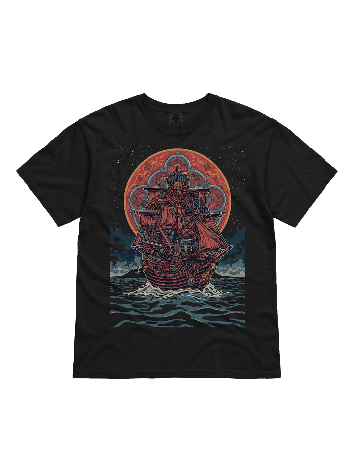Mystical Ghost Ship Heavyweight T-Shirt product image (1)