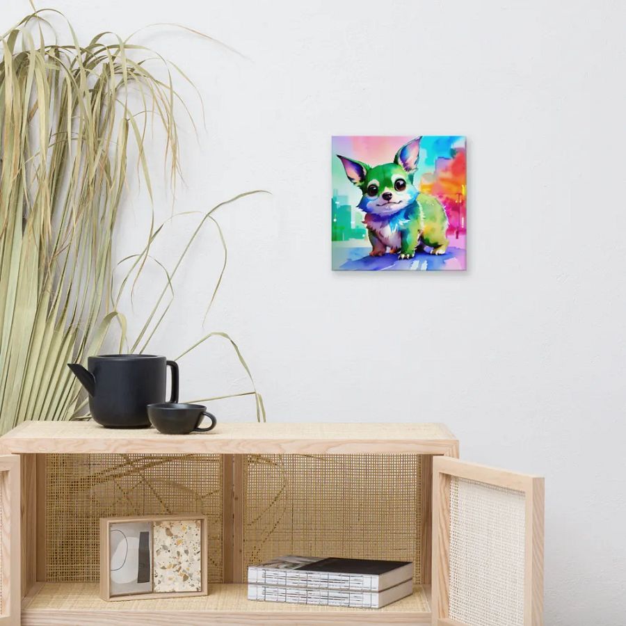 Cute Dog Digital Painting - v14 product image (9)