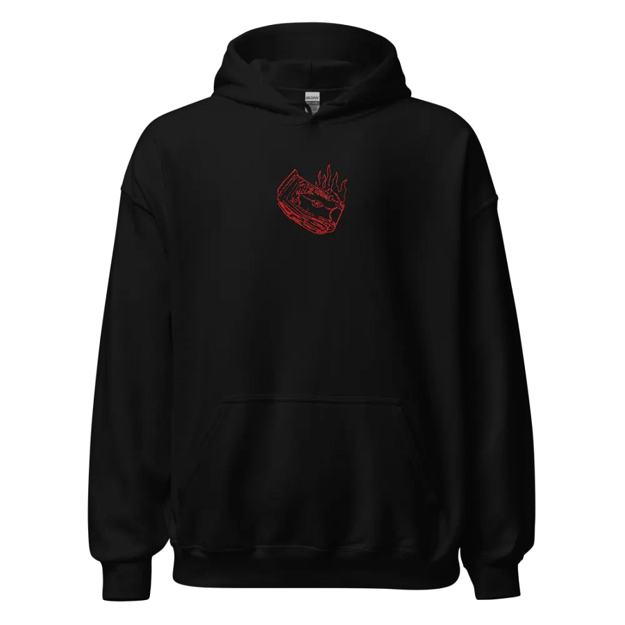 VERYRARE Collection - "Burning Revenue" Embroidered Pullover Hoodie product image (2)
